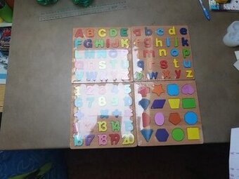 Dřevěné vkládačky