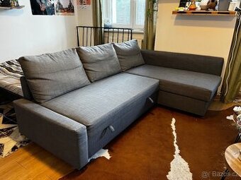 FRIHETEN - rohová rozkládací pohovka