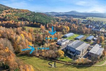 Prodej komerčních pozemků 10 192 m² - Cvikov, okres Česká Lí