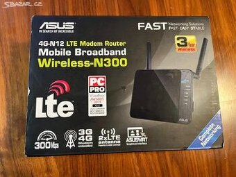 Asus 4G-N12 LTE Wi-Fi router pro všechny operátory