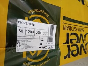 izolační vata isover UNI - 60 mm - 1200 x 600