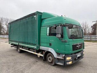 MAN TGL 8.220 4x2 třístranná shrnovačka