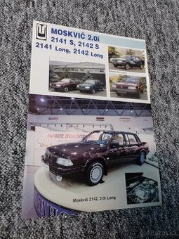 Moskvič Aleko prospekt leták