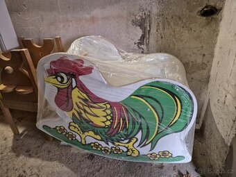 Houpací dřevěný kohout