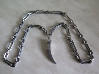 Pánský náhrdelník - přívěsek "STORM" + řetízek - ocel