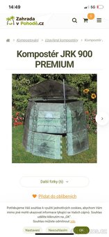 Plastový kompostér-masivní provedení Žádný tenký plast