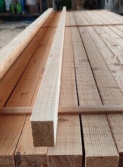 Modřínové střešní latě