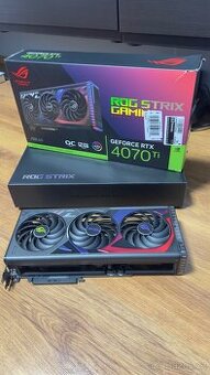 Prodám rtx 4070 ti asus Rog Strix