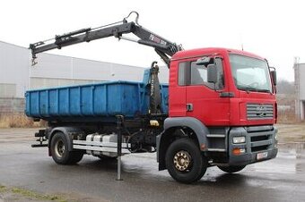 MAN MAN TGA 18.350, CRANE HIAB 102