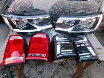 VW T6 , 2015-2019 - přední světla H4 , H7 a H7 ,zadní světla