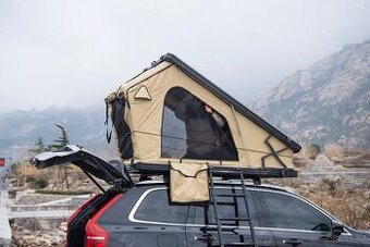 Střešní stan celohliníkový PROOFF Trivor Plus - prodloužený