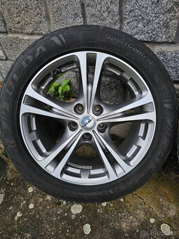 ALU - KOLA  BORBET 17" 5x108 ET40 s PNEU   TOP STAV 