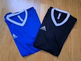 Sportovní tričko adidas - černé a modré - 1