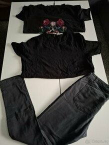 Set M kalhoty + triko a svetr zdarma
