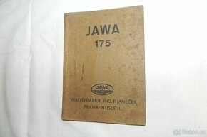 JAWA 175 Speciál Villiers manuál , příručka