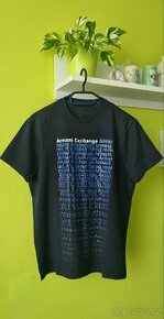 Tmavě modré pánské tričko AX