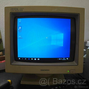 CRT monitor pro retro gaming Daewoo Crytal 14D"