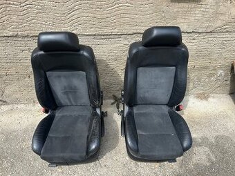 Kožené sedačky - semiš passat b5 / b5.5