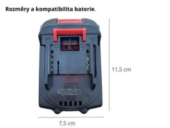 Náhradní baterie k AKU nářadí