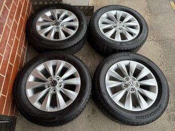Alu 16" 5x100, škoda " CASTOR ", letní 75%, Kamiq, Scala