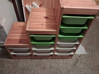Ikea úložná sestava Trofast schody borovice - 1