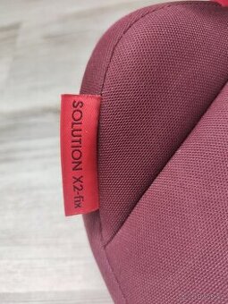 Prodám autosedačku CYBEX Solution X2-FIX 2017, Rumba Red