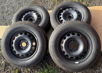 Nové plechové disky 7Jx16 5x108 ET46 Continental 215/65 R16
