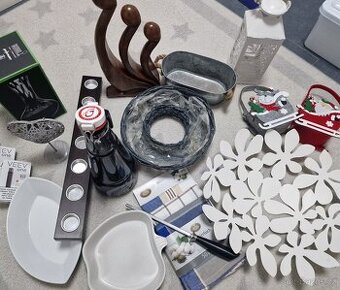 Úklid domácnosti,  dekorativní a kuchyňské potřeby