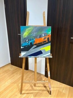 🚗 Originálny obraz – Športové autá (50x50 cm)