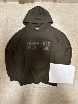 Šedo černá essentials mikina velikosti M