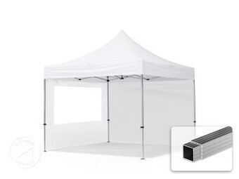 Nůžkový stan 3x3m, 2 bočnice, obal