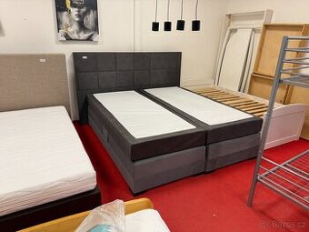 Postel BOXSPRING 180x200 KOMPLET NOVÁ 2. jakost