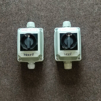 3 pólový vačkový spínač LK25R (25A, vypínač: I-0)