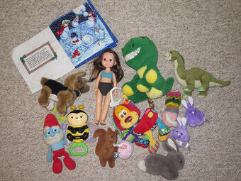 Prodám velkou sadu plyšáků (levně)