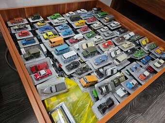 Modely autíček 1:43 z východního bloku,Ameriky, Evropy