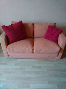 Rozkládací dvoumístná sedací souprava - SLEVA