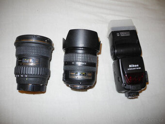 objektivy a blesk pro digitální zrcadlovku Nikon
