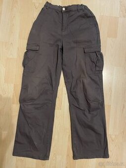 Chlapecké plátěné kalhoty/kapsáče, vel. 164