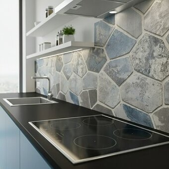 Tapeta na zeď kamenná mozaika (45 cm) – kód 0011D