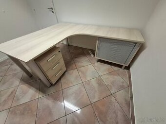 Kancelářský stůl + kontajner + šuplíky