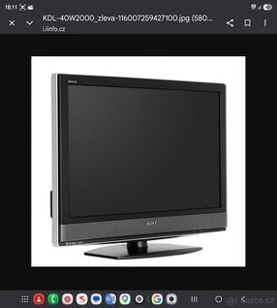 Sony bravia 40w2000