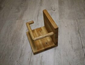 Dřevěný držák na toaletní papír - 1