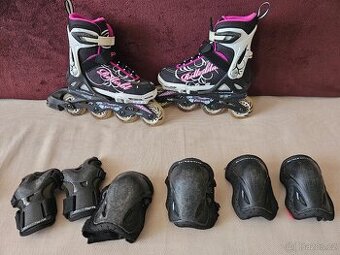 dívčí kolečkové rostoucí brusle Rollerblade, vel. 33-36,5