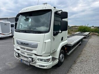 odtahový speciál DAF LF 260 na obytné vozy včetně vleku
