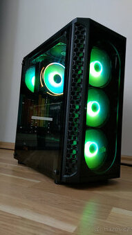 Herní PC: RTX 3080, I7 9700K, 32GB RAM, 1TB M.2, RGB