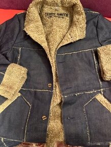 Nový jeans Teddy Smith kožíšek vel xxl
