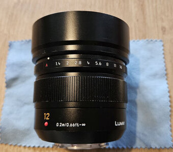 PANASONIC 12 mm f/1,4 ASPH LEICA DG SUMMILUX - 1