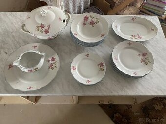 Porcelánový set talířů H&C - Československo
