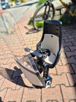 Dětská cyklosedačka Bobike včetně čelního windshieldu
