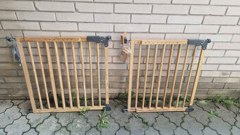 2x Reer Zábrana Basic TwinFix Active-Lock, dřevěná